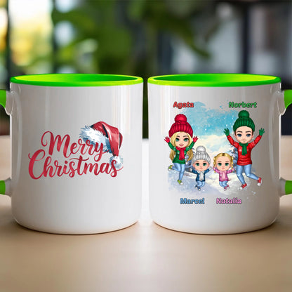 Kubek personalizowany świąteczny dla rodziny #812