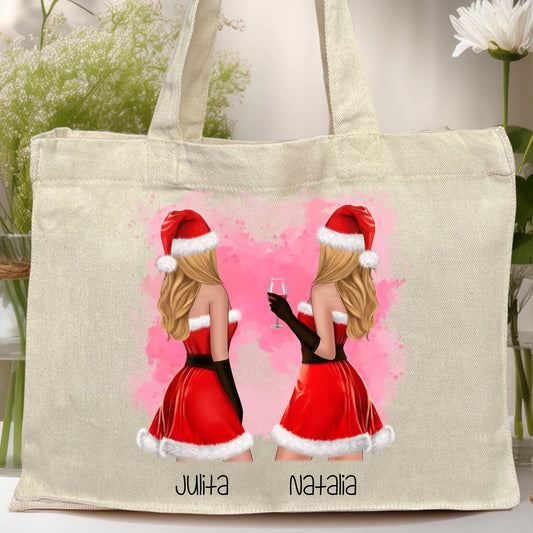 Torba personalizowana świąteczna dla przyjaciółek #128
