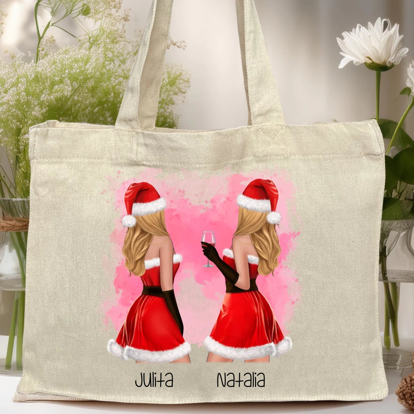 Torba personalizowana świąteczna dla przyjaciółek #128