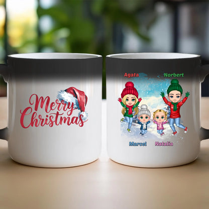 Kubek personalizowany świąteczny dla rodziny #812