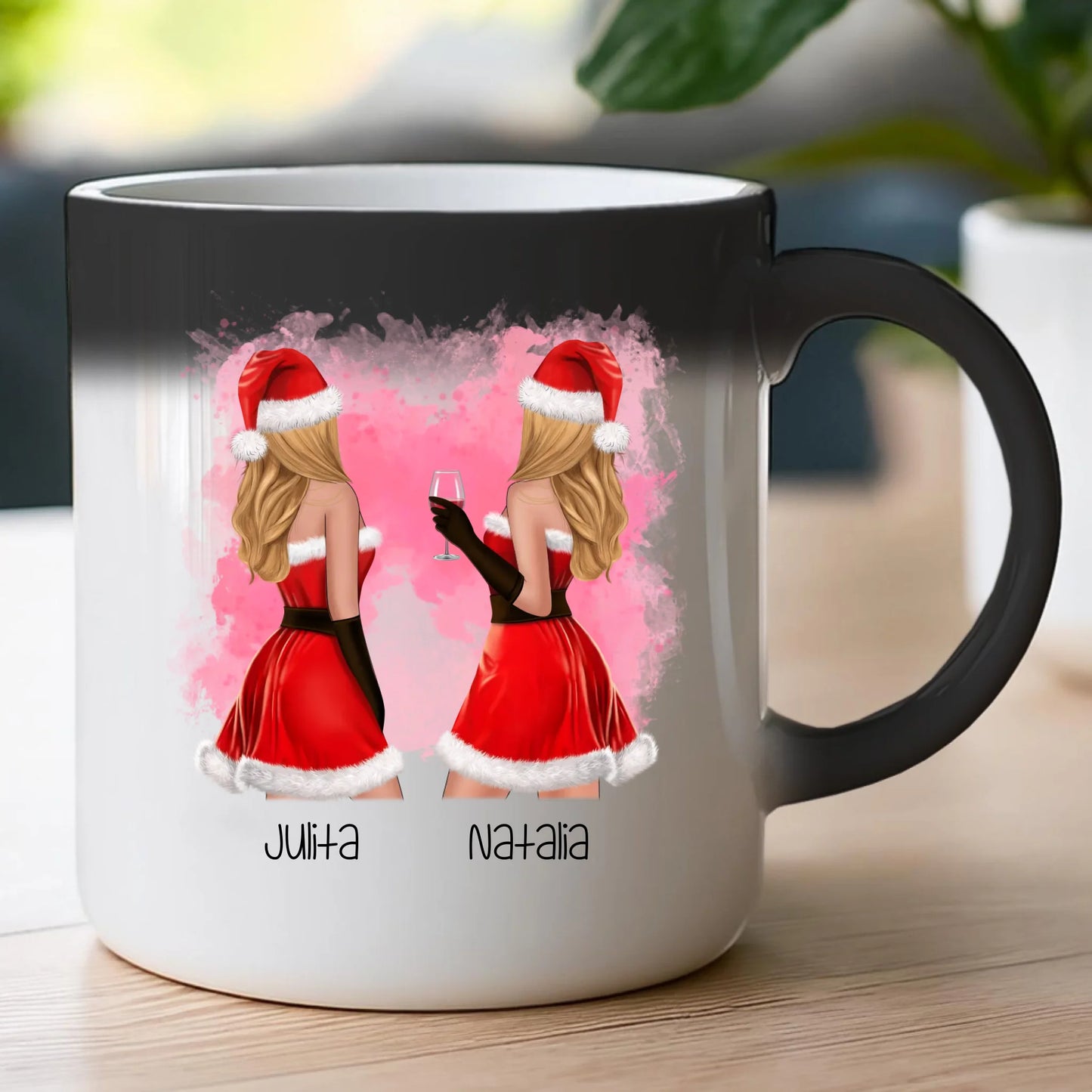 Kubek personalizowany świąteczny dla przyjaciółek #128