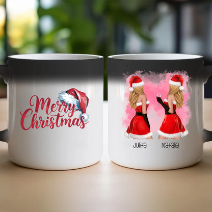 Kubek personalizowany świąteczny dla przyjaciółek #128