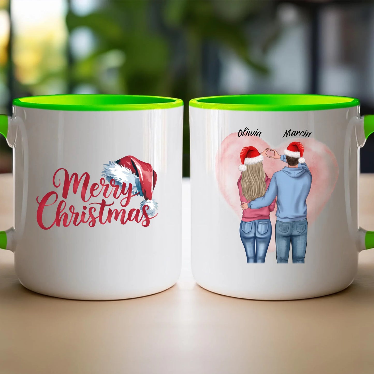 Kubek personalizowany świąteczny dla par #57