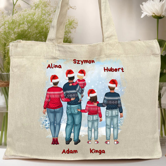 Torba personalizowana świąteczna dla par #57