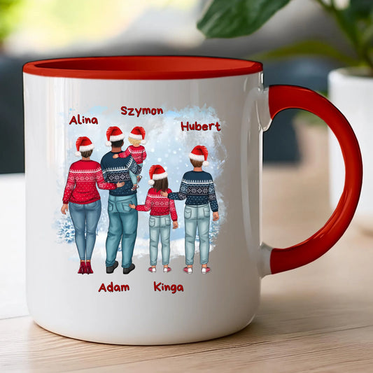 Kubek personalizowany świąteczny dla par #57