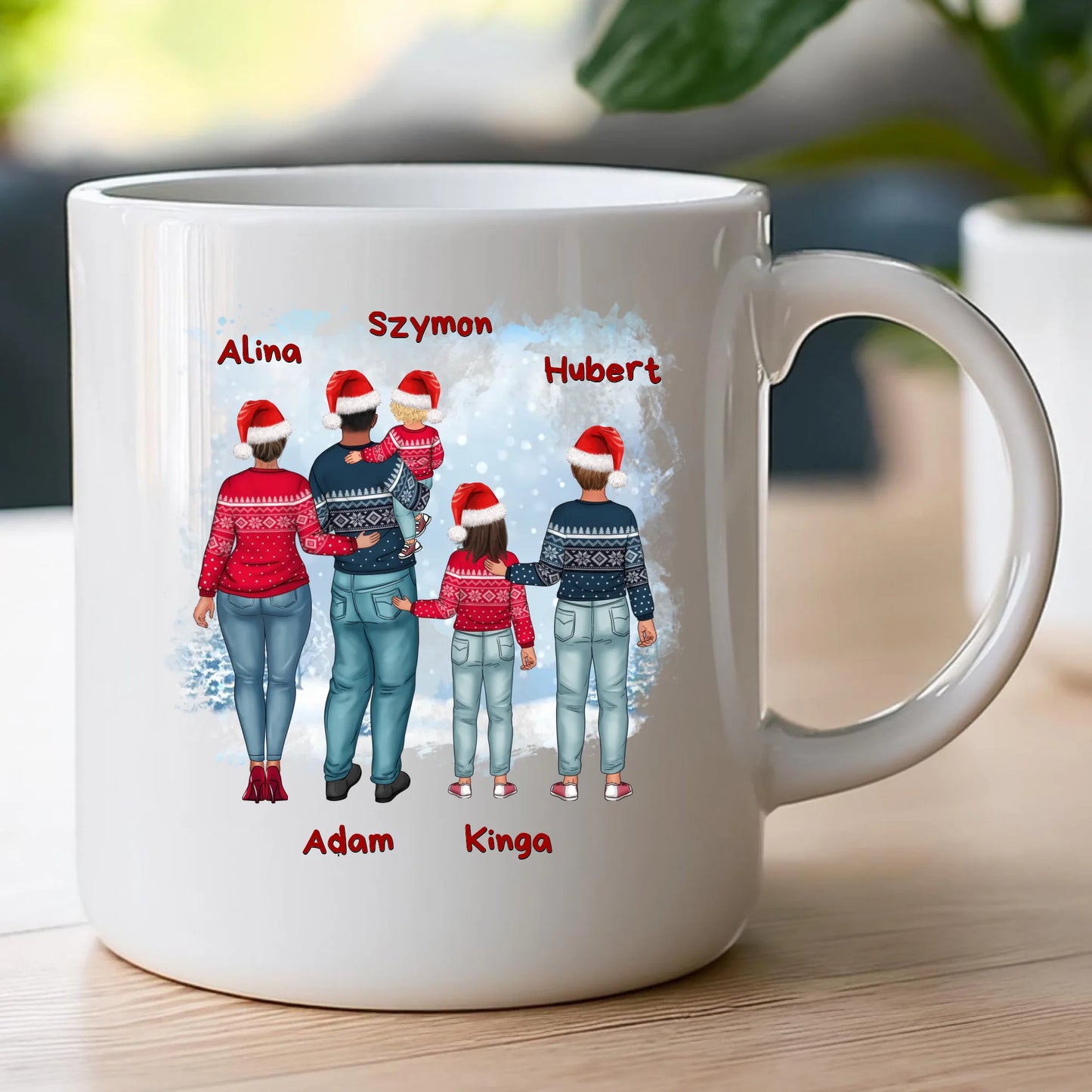 Kubek personalizowany świąteczny dla par #57