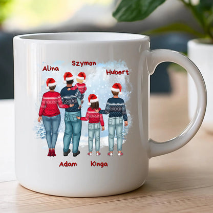 Kubek personalizowany świąteczny dla par #57