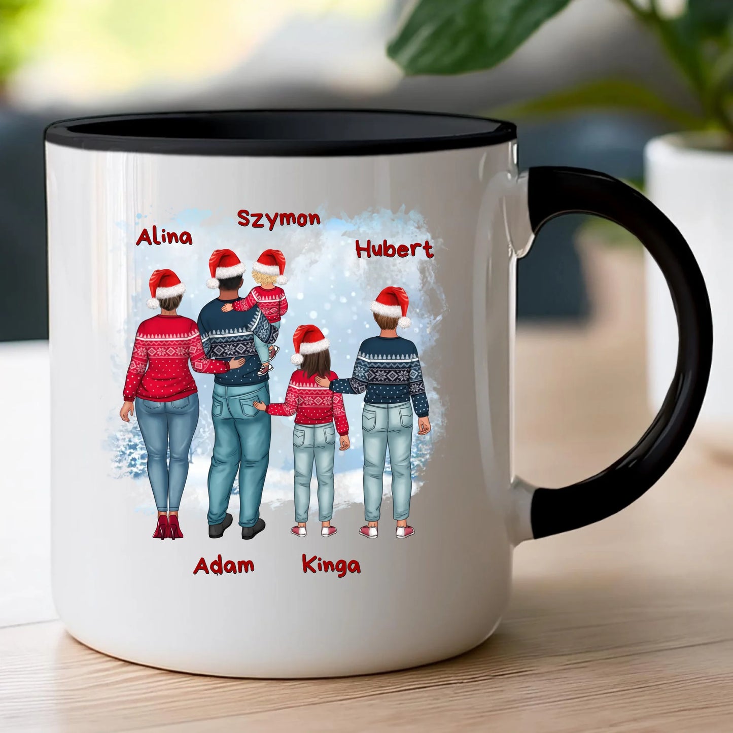 Kubek personalizowany świąteczny dla par #57