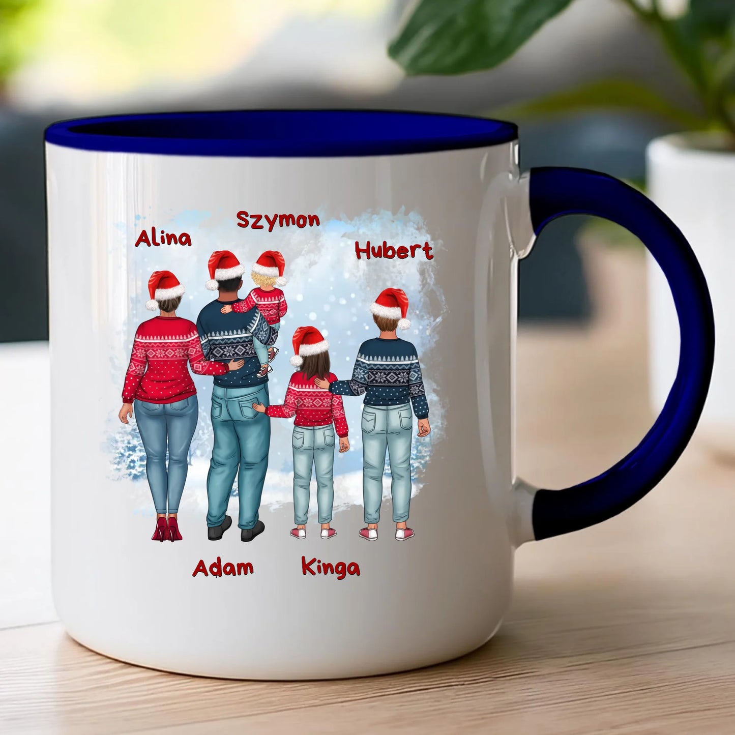 Kubek personalizowany świąteczny dla par #57