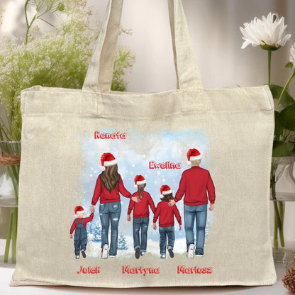 Torba personalizowana świąteczna dla rodziny #814