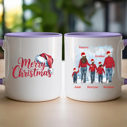 Kubek personalizowany świąteczny dla rodziny #814