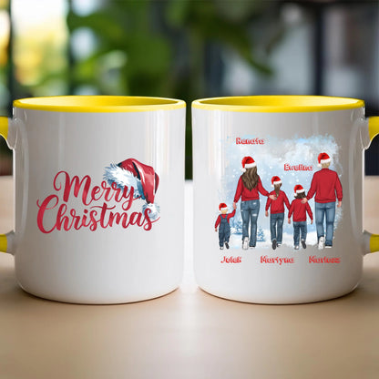 Kubek personalizowany świąteczny dla rodziny #814