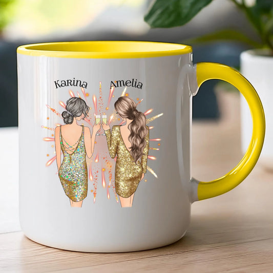 Kubek personalizowany dla przyjaciółek - sylwester #124