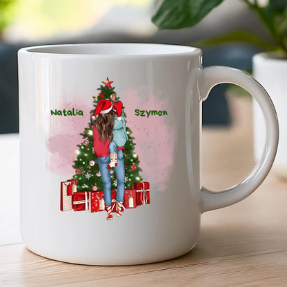 Kubek personalizowany świąteczny dla mamy #301