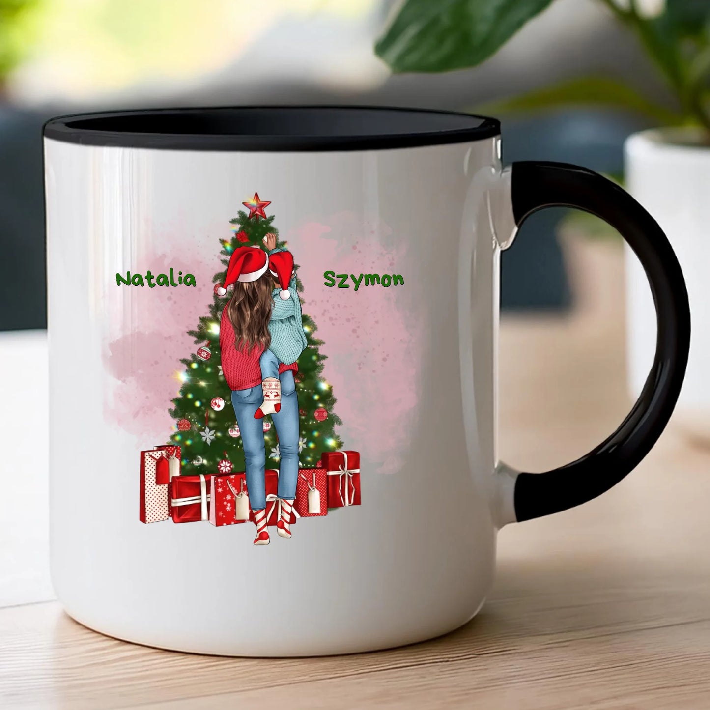 Kubek personalizowany świąteczny dla mamy #301