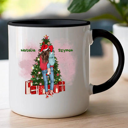 Kubek personalizowany świąteczny dla mamy #301
