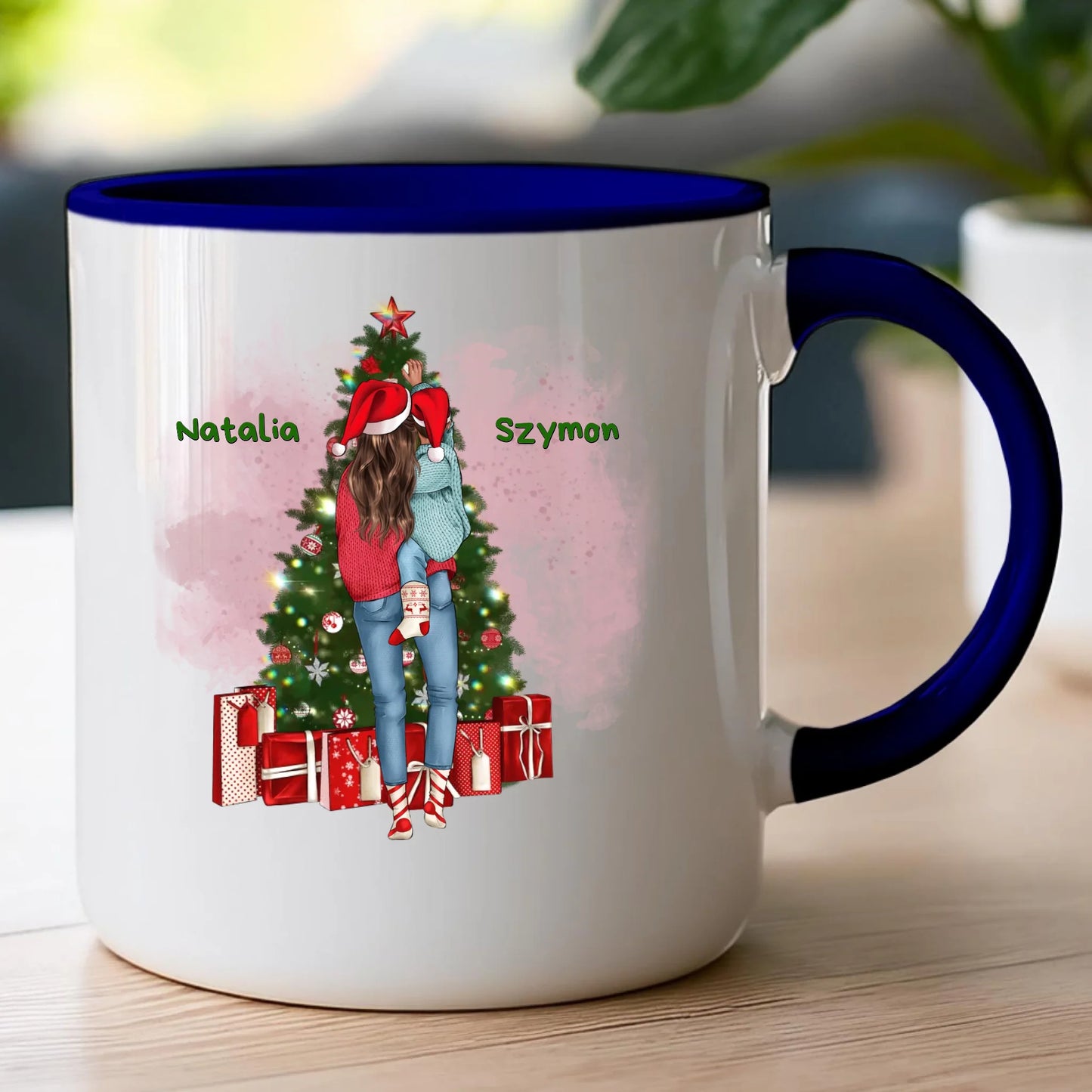 Kubek personalizowany świąteczny dla mamy #301