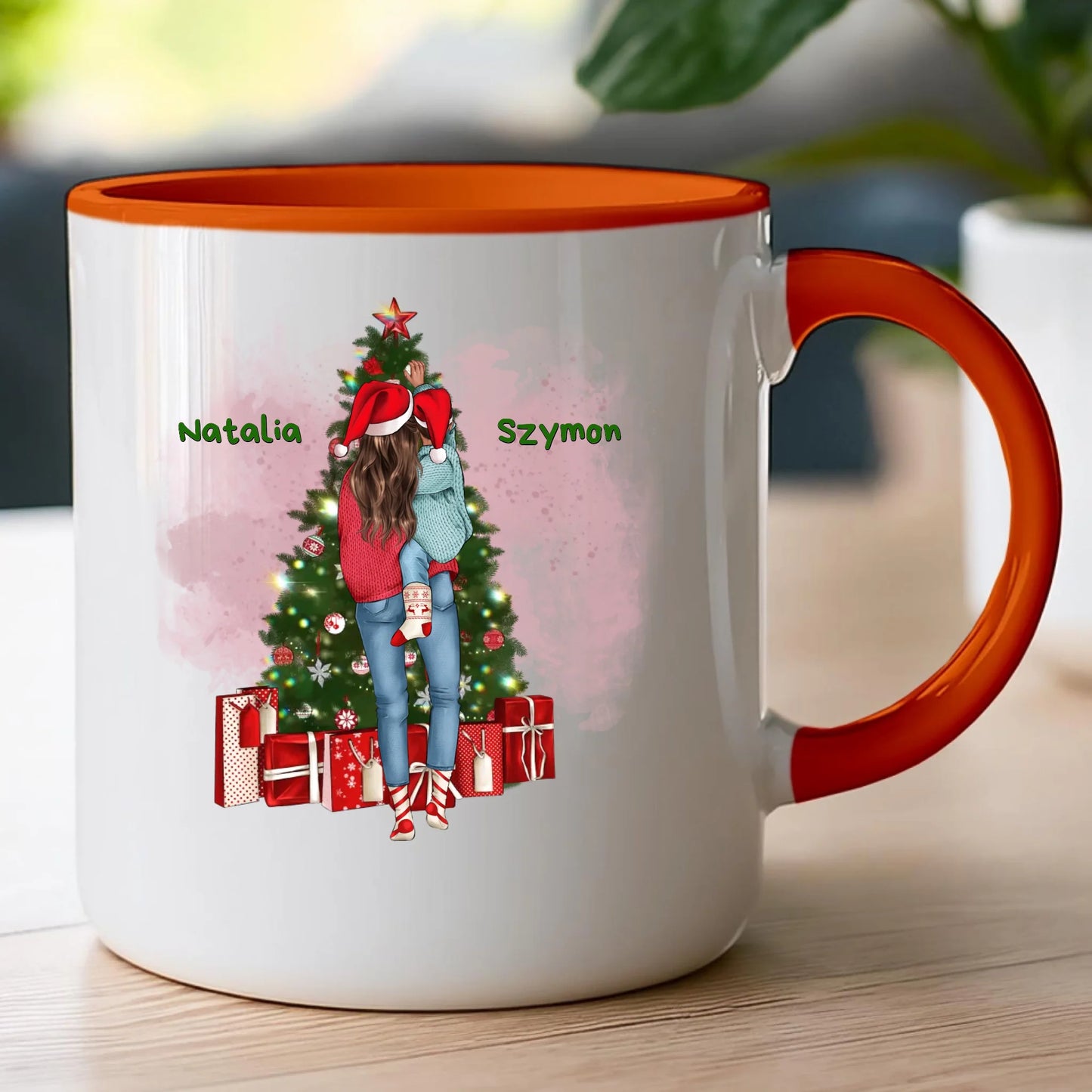 Kubek personalizowany świąteczny dla mamy #301