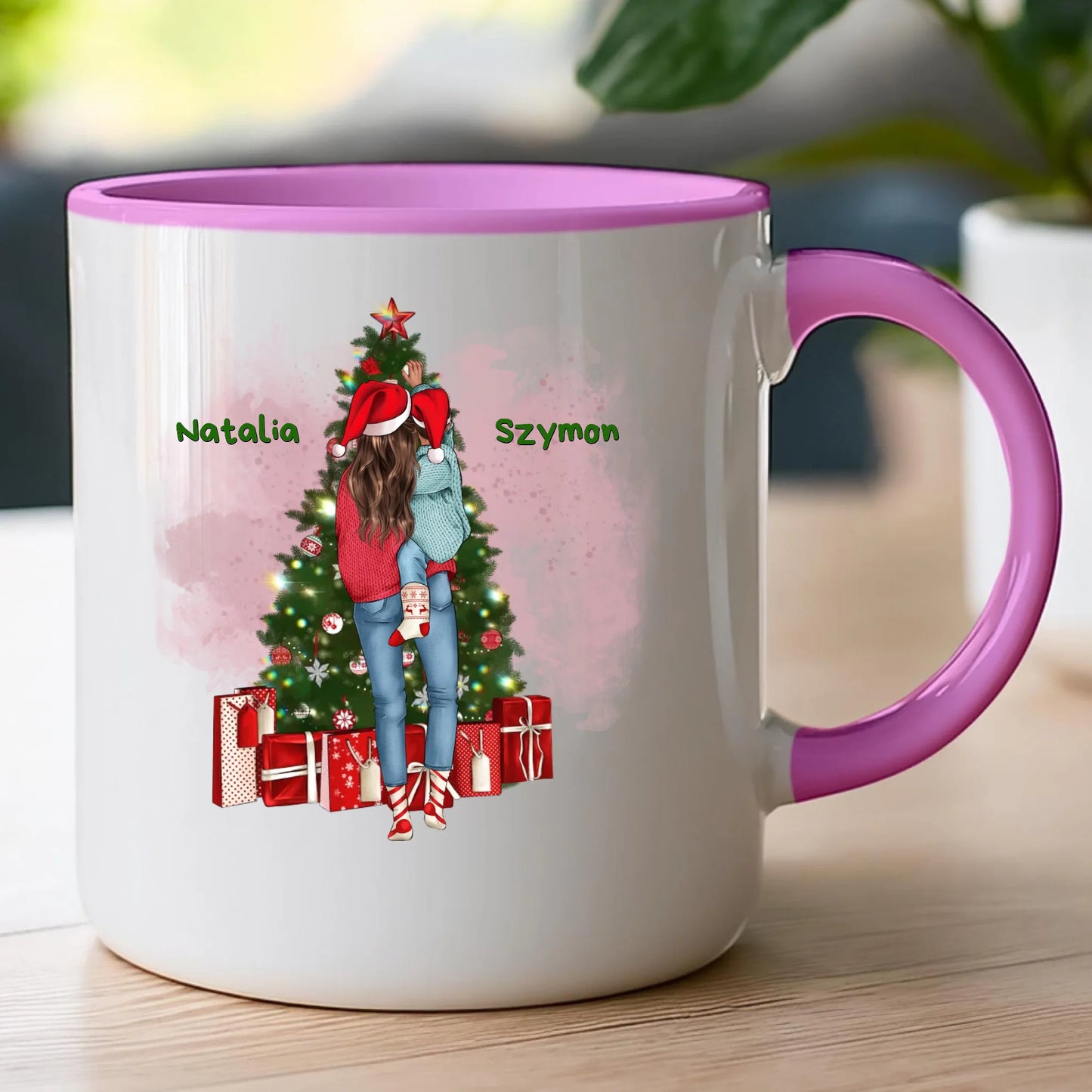 Kubek personalizowany świąteczny dla mamy #301