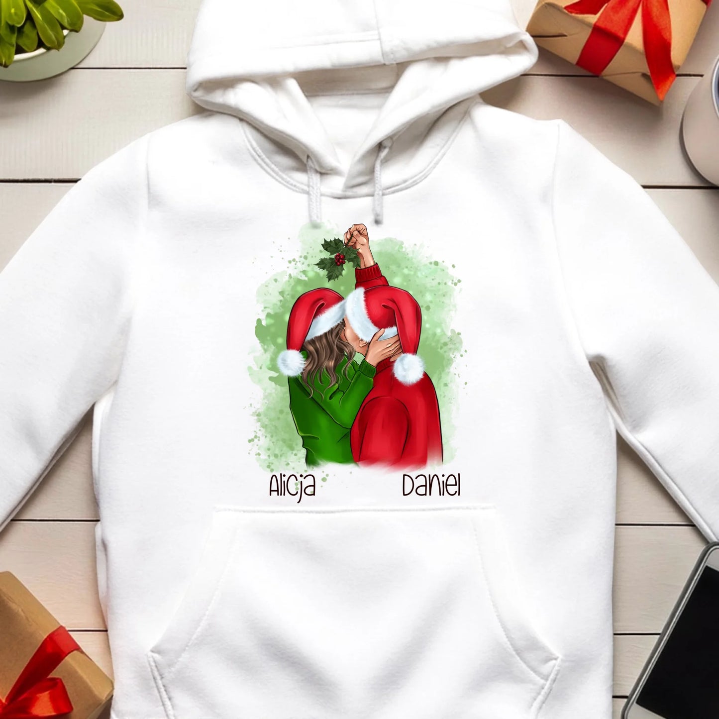 Bluza personalizowana świąteczna dla par #52