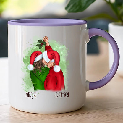 Kubek personalizowany świąteczny dla par #52