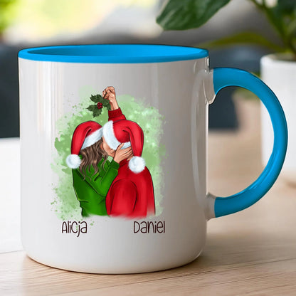Kubek personalizowany świąteczny dla par #52