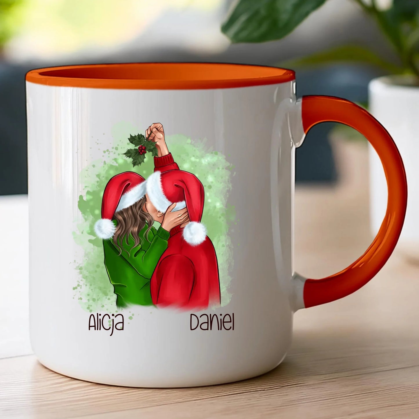 Kubek personalizowany świąteczny dla par #52