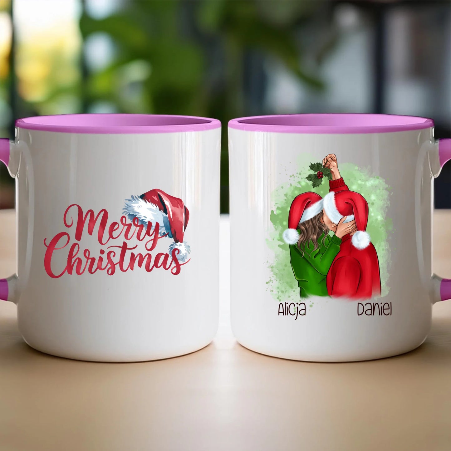 Kubek personalizowany świąteczny dla par #52