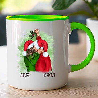 Kubek personalizowany świąteczny dla par #52