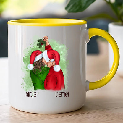 Kubek personalizowany świąteczny dla par #52
