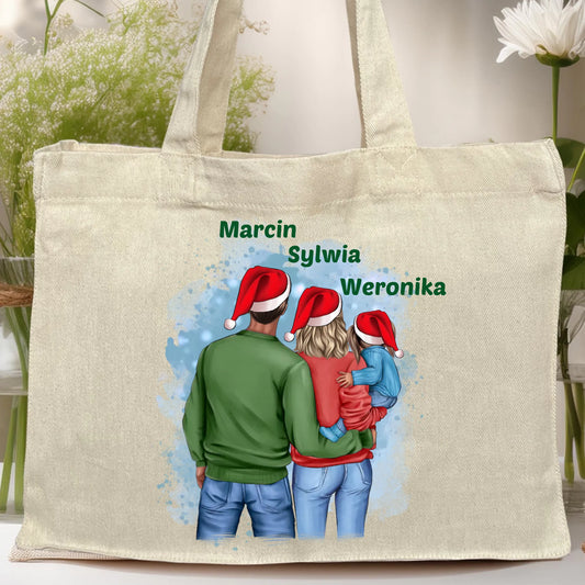 Torba personalizowana świąteczna dla rodziców #900