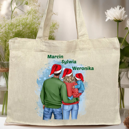 Torba personalizowana świąteczna dla rodziców #900
