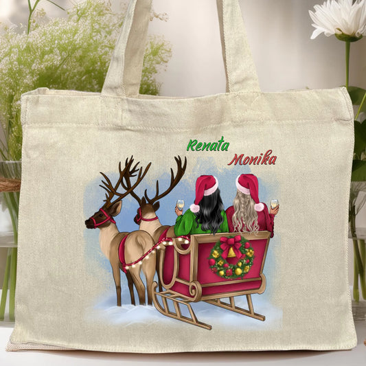 Torba personalizowana świąteczna dla przyjaciółek #125