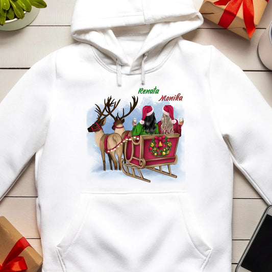 Bluza personalizowana świąteczna dla przyjaciółek #125