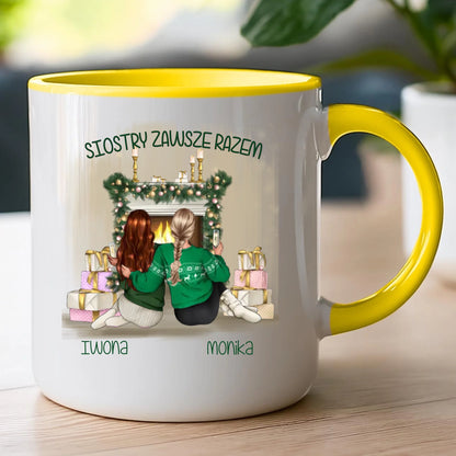 Kubek personalizowany świąteczny dla siostry #1050