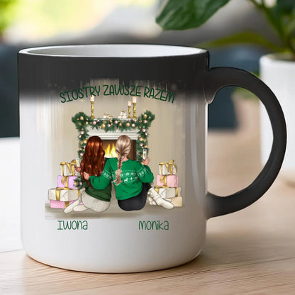 Kubek personalizowany świąteczny dla siostry #1050