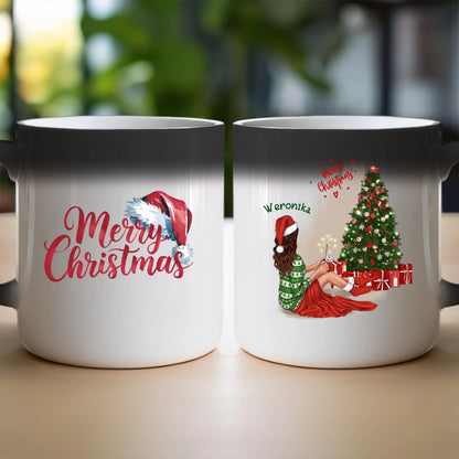 Kubek personalizowany świąteczny dla kobiety #512