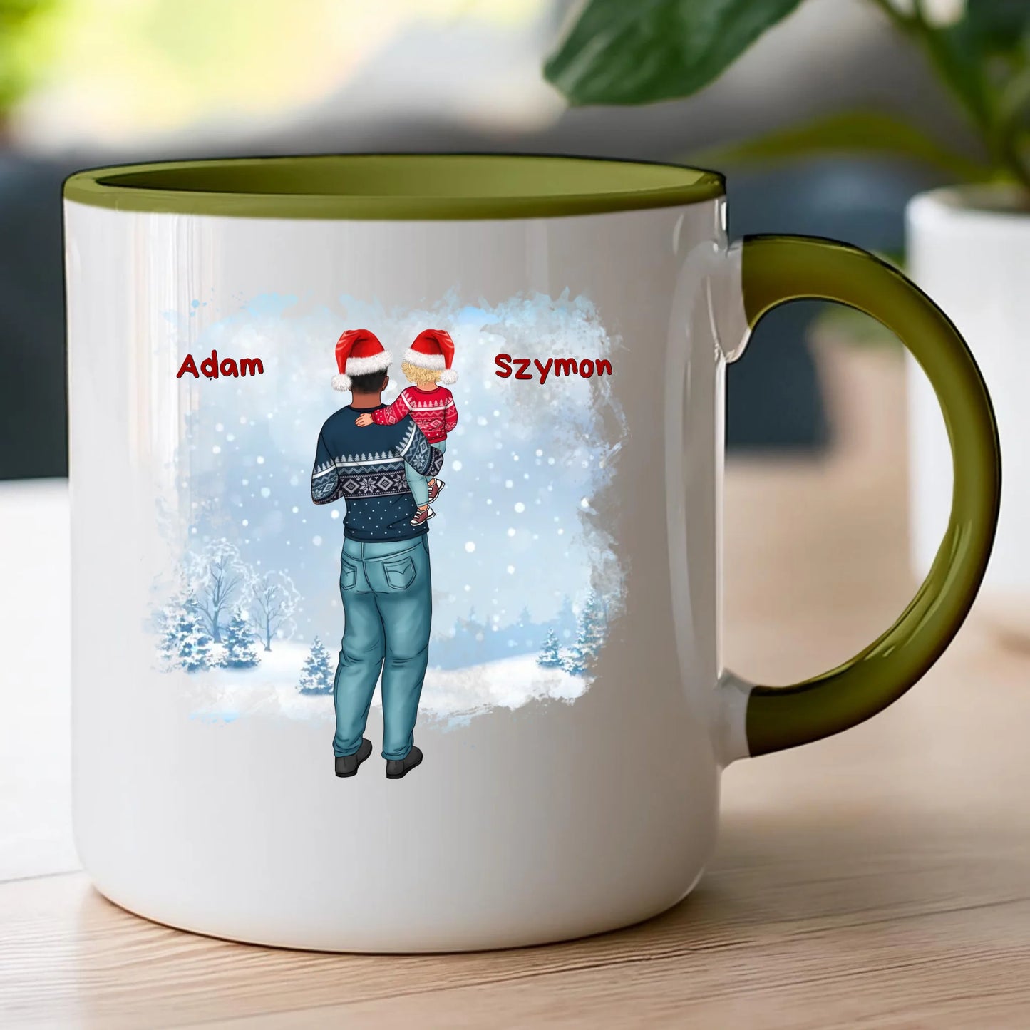 Kubek personalizowany świąteczny dla Taty #730