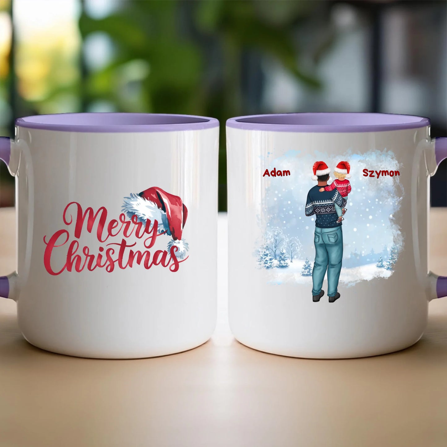 Kubek personalizowany świąteczny dla Taty #730
