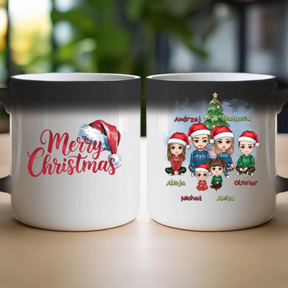 Kubek personalizowany świąteczny dla rodziny #809