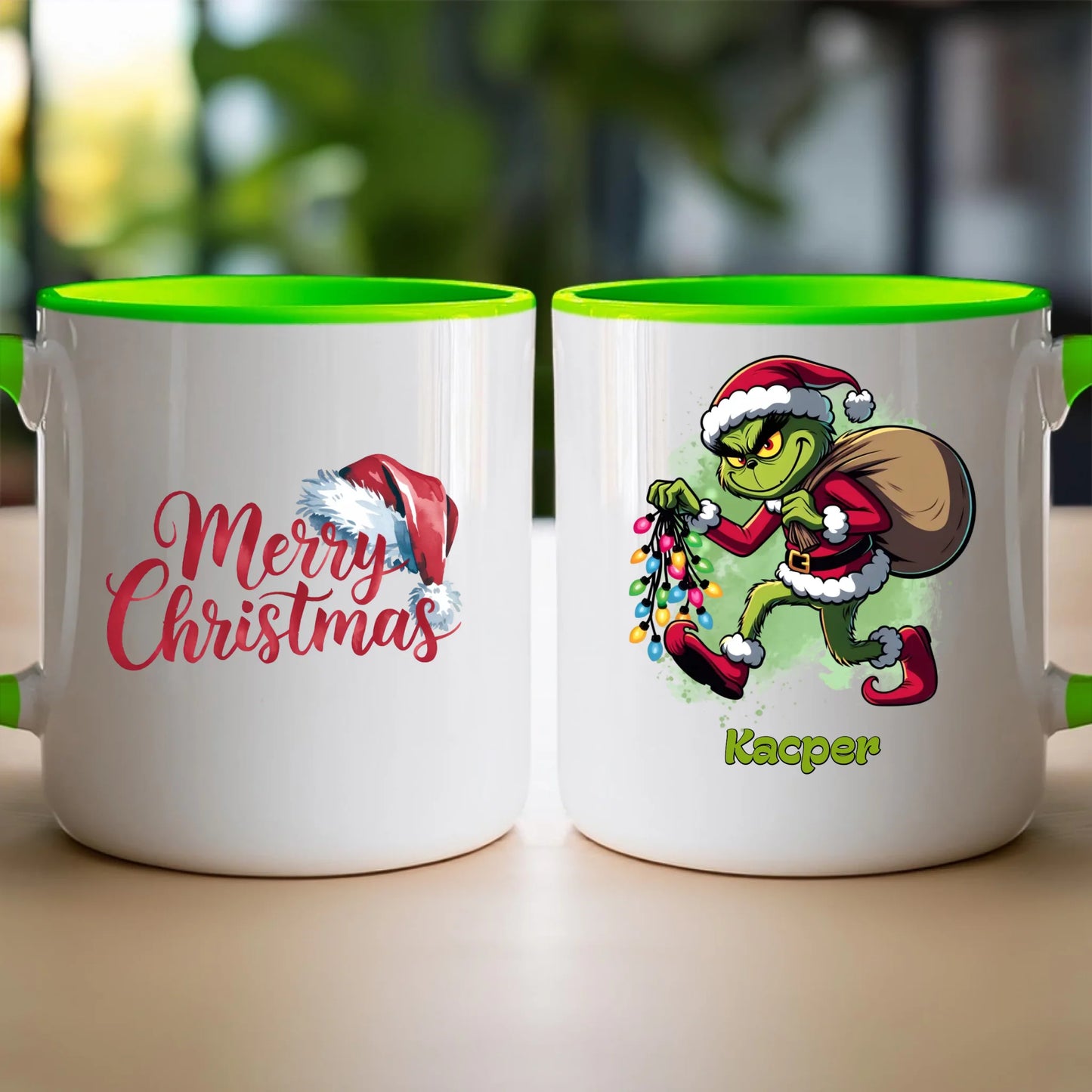 Kubek personalizowany świąteczny - Grinch #17