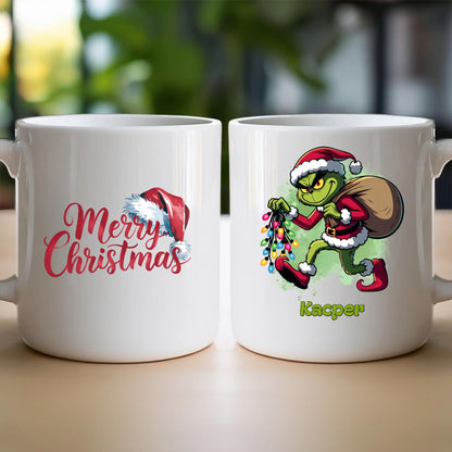Kubek personalizowany świąteczny - Grinch #17