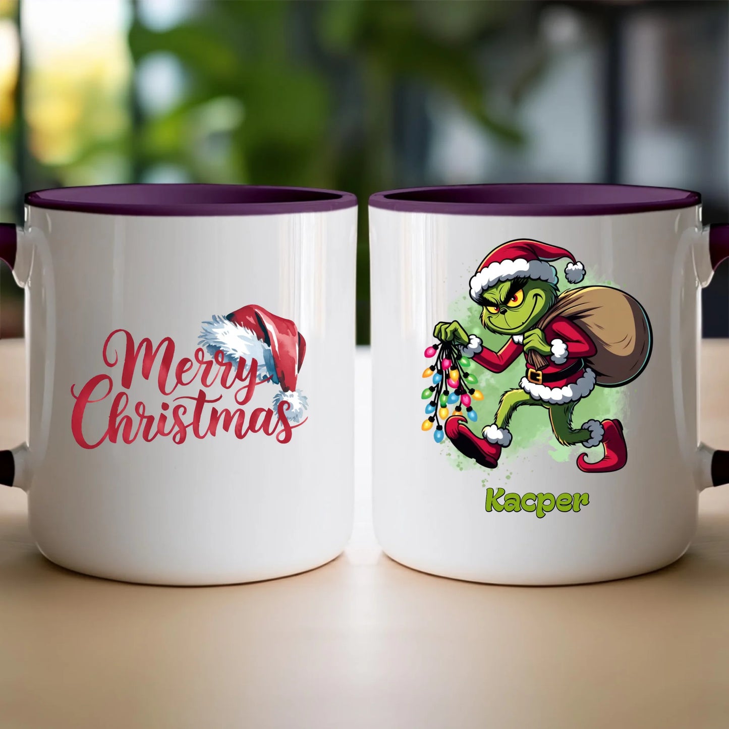 Kubek personalizowany świąteczny - Grinch #17