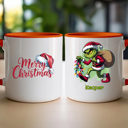 Kubek personalizowany świąteczny - Grinch #17