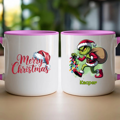Kubek personalizowany świąteczny - Grinch #17