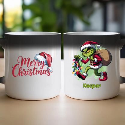 Kubek personalizowany świąteczny - Grinch #17