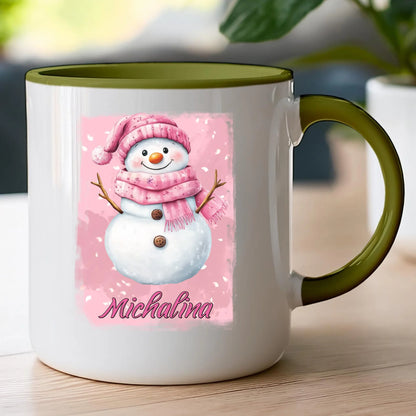 Kubek personalizowany świąteczny - Bałwanek #21