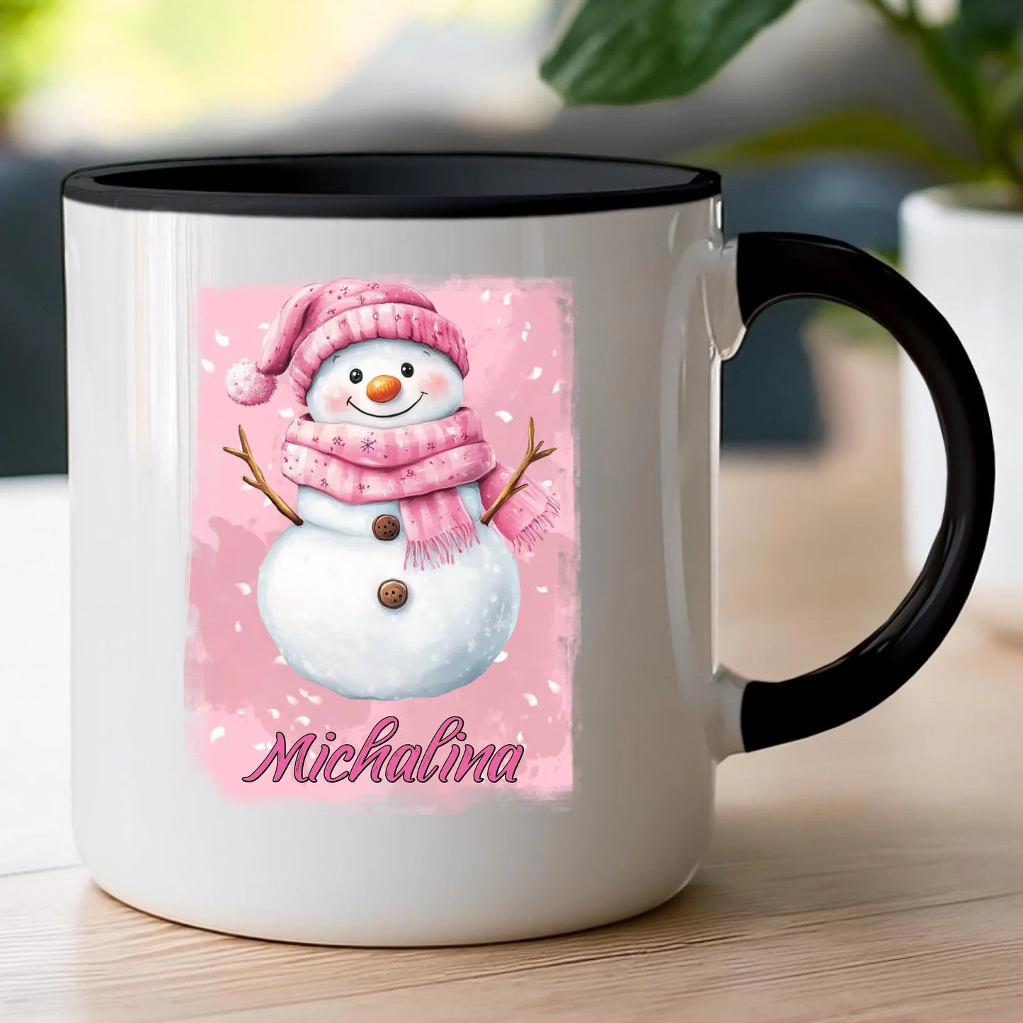Kubek personalizowany świąteczny - Bałwanek #21