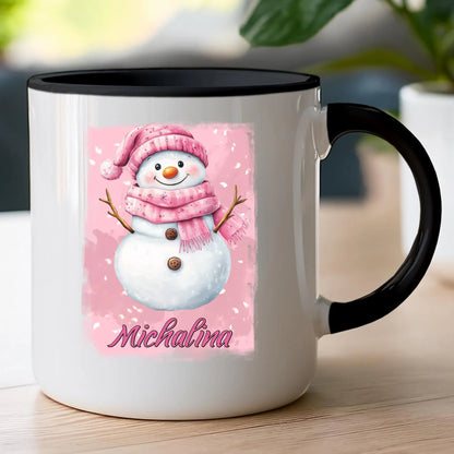 Kubek personalizowany świąteczny - Bałwanek #21