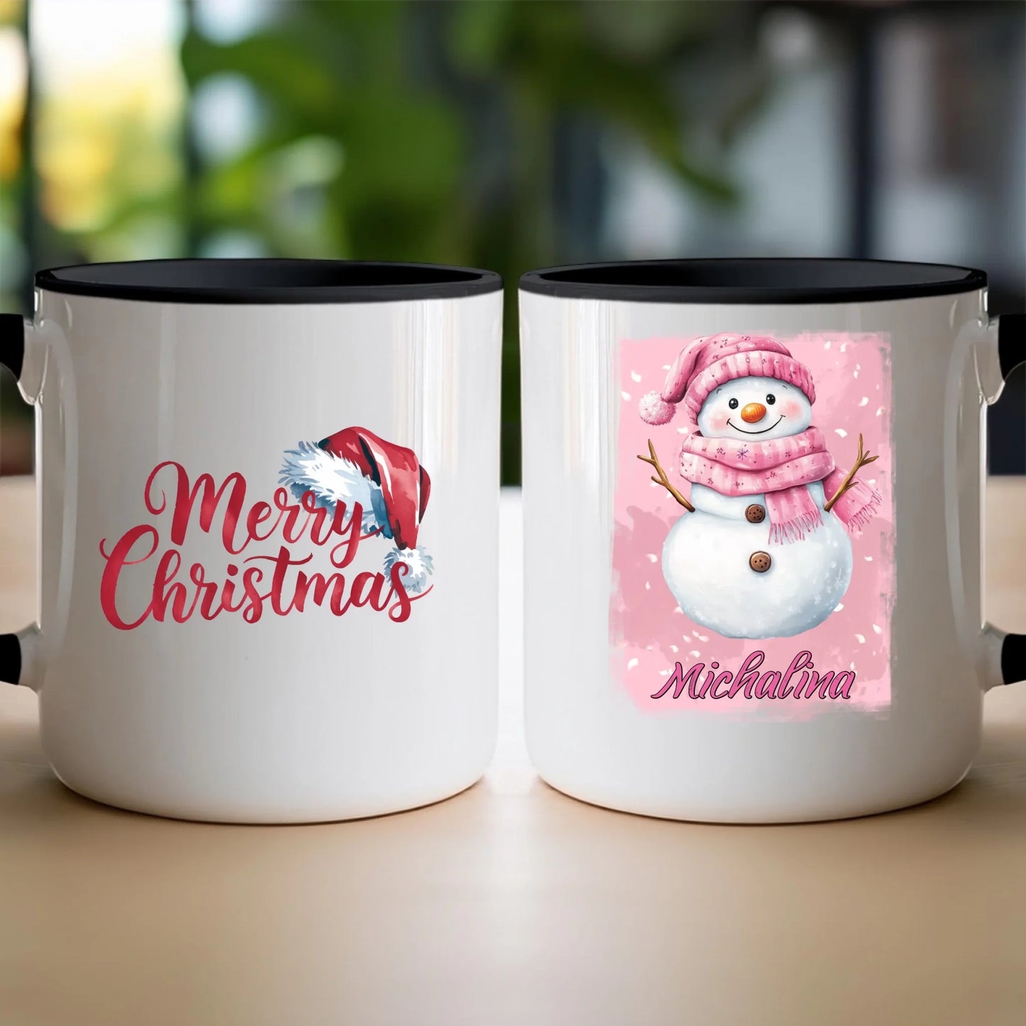 Kubek personalizowany świąteczny - Bałwanek #21